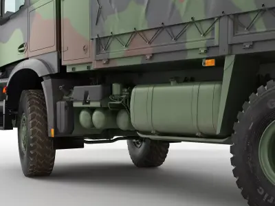 Military Truck 6X6 3D model