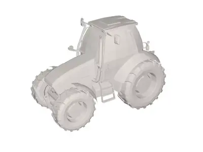 tractor concept 3D model
