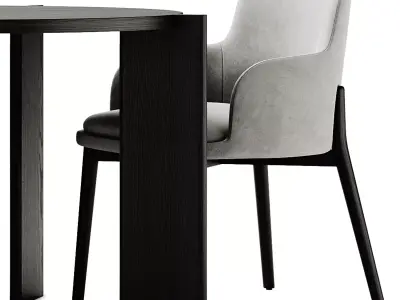 Phantom Hands Table and Tirolo Celine Chair 3D model