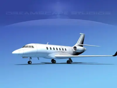 Dassault Falcon 2000 V11 3D model purchase
