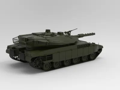 Merkava tank 3D model purchase