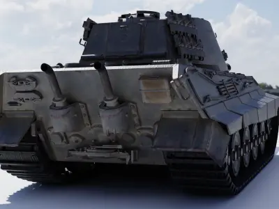 Panzerkawpfwagen tiger 3D model