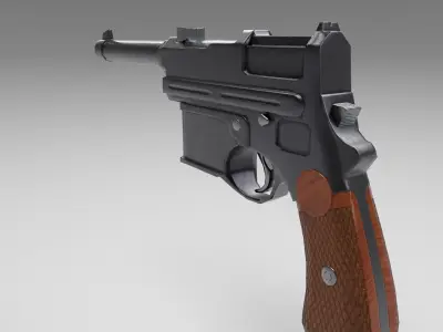 Mannlicher M1903 Low-poly 3D model