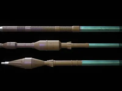 RPG 7 3D model by tutrazrez