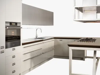 Scavolini diesel social kitchen type 003 3D model