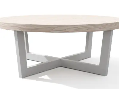 Toba Coffee Table Low-poly 3D model