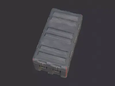 Military Field Crate Upgrade Low-poly 3D model