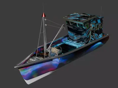 boat 3d  3D model