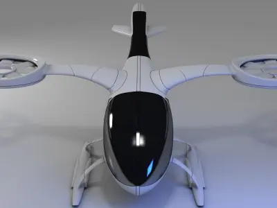 Futuristic Drone 1 3D model