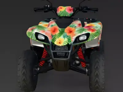 Tropical-Pulse ATV 3D Model Low-poly 3D model