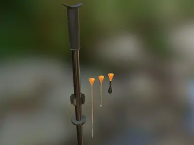Blowgun Cold Steel Big Bore 4 Foot Low-poly 3D model
