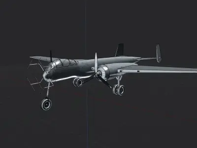 Heinkel-He-219- 3D print model