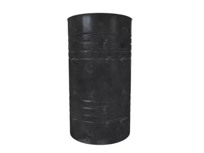 Barrel marble cylinder Free 3D model