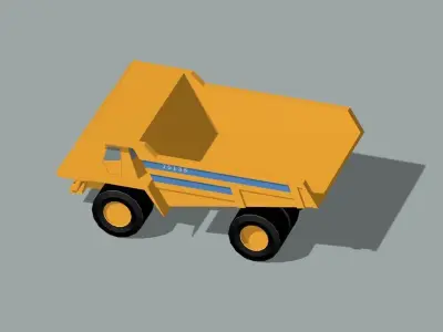 BELAZ dump truck 3D model