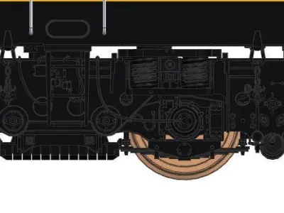 Henschel DH 4000 3D model