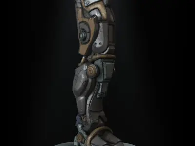 Scfi Robot Foot Free low-poly 3D model