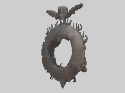 Cursedobject Model 1 Low-poly 3D model