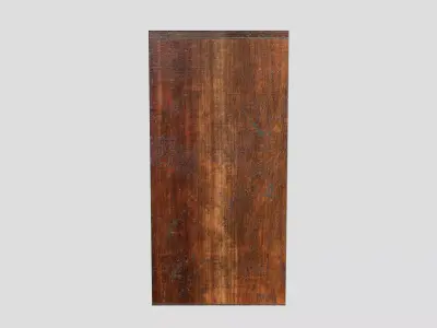Vintage Wardrobe - PBR Game Ready wooden  Low-poly 3D model