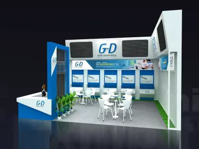 Exhibition - Area -7X6-3DMAX2010-025 3D model