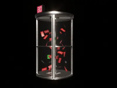 Ticket Grabber Machine 3D model