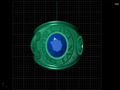 RING ARMY USA 3D print model