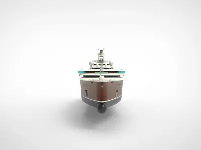 Lurssen Super Yacht  3D model