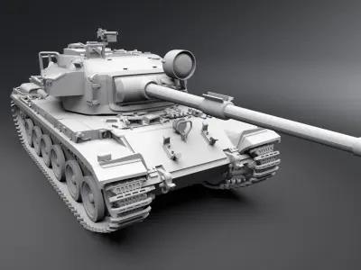 Centurion Mk5 Scale model 3D print model