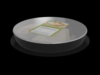 Snacks Chicken Quesadillas 3D model purchase