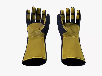 Welding Gloves 3D model