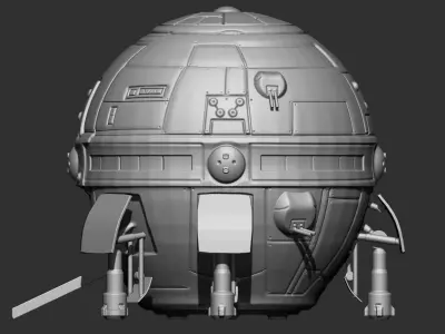 3D BattleTech DropShip  3D print model