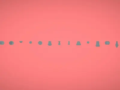 Vibe Poly - Modular Swords and Daggers Low-poly 3D model