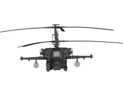 Kamov Ka-50 3D model purchase