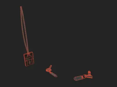 Keys Pack Low-poly 3D model