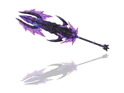 Glorious Sword Low-poly 3D model