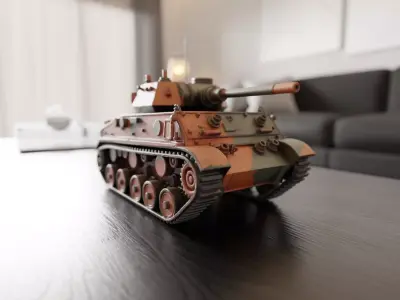 war tank 3D print model