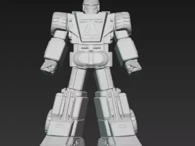 Star Racer Rescuezord Power Rangers Turbo 3D print model