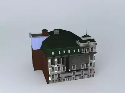 UniCreditBank building Free 3D model