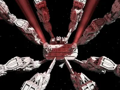 Spaceship Mutabor Free 3D model