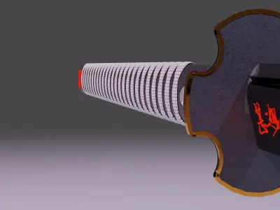 Katana The Last Dragon  Free low-poly 3D model