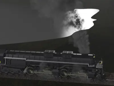 Allegheny Locomotive 3D model