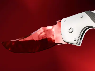 Falchion Knife 3D model