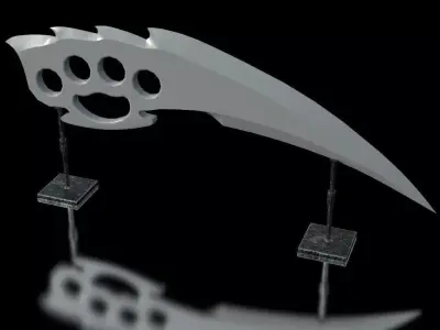 HIE clean Dagger D180212 Low-poly 3D model