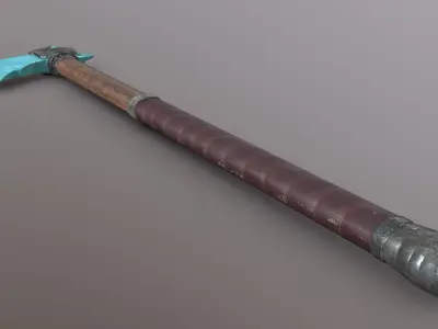 Axe - Diamond Low-poly 3D model