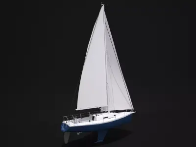 Sailboat 3D model
