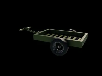Hand Cart 3D model purchase