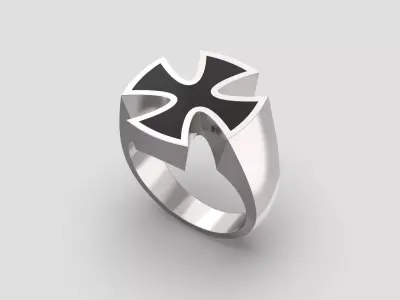 R 018 man ring 3D print model