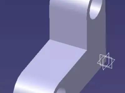 L connection part  3D model