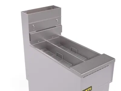 Anets Goldenfry Split Pot Fryer AGG14T 3D model purchase
