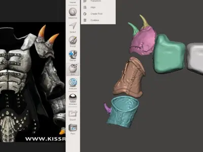 KISS DEMON COSPLAY SUIT TOP PART ROCK STAR 3D print model