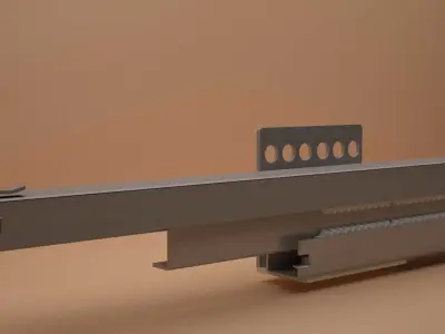 Drawer part 3D model by parteek